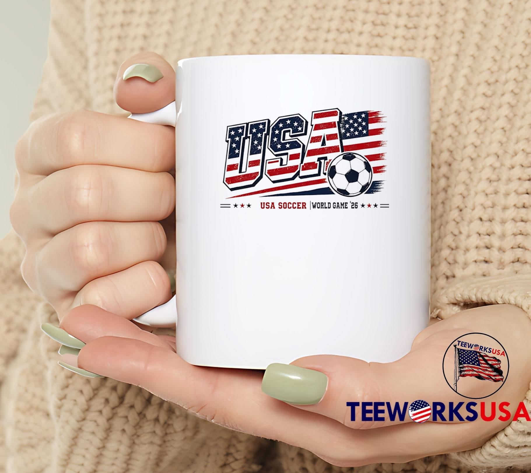 USA Soccer World Game ’26 ‘ Patriotic USA Soccer Sport T-Shirt