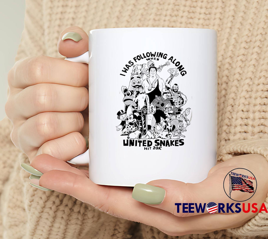 United Snakes I Was Following Along When Hit 20K T-Shirt