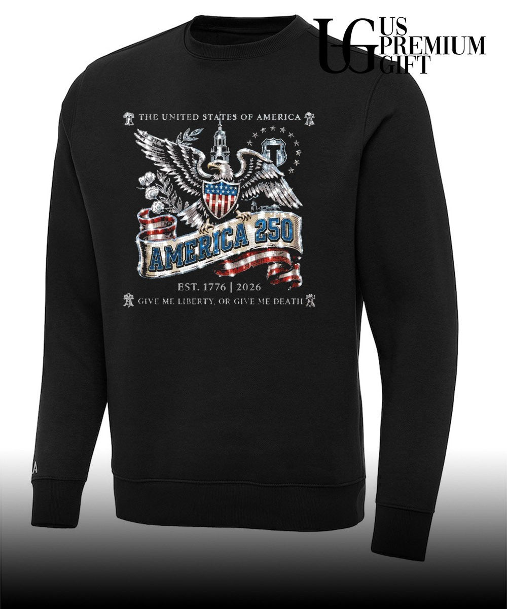 United States of America Bald Eagle Independence Hall America 250 Year est 1776-2026 shirt