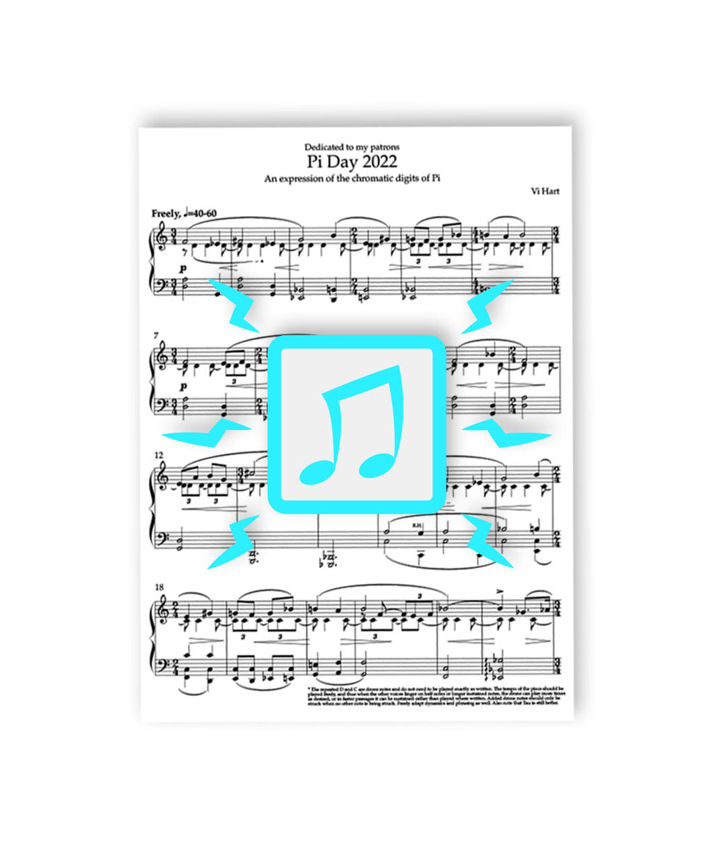 Piano Sheet Music Digital Download and MP3