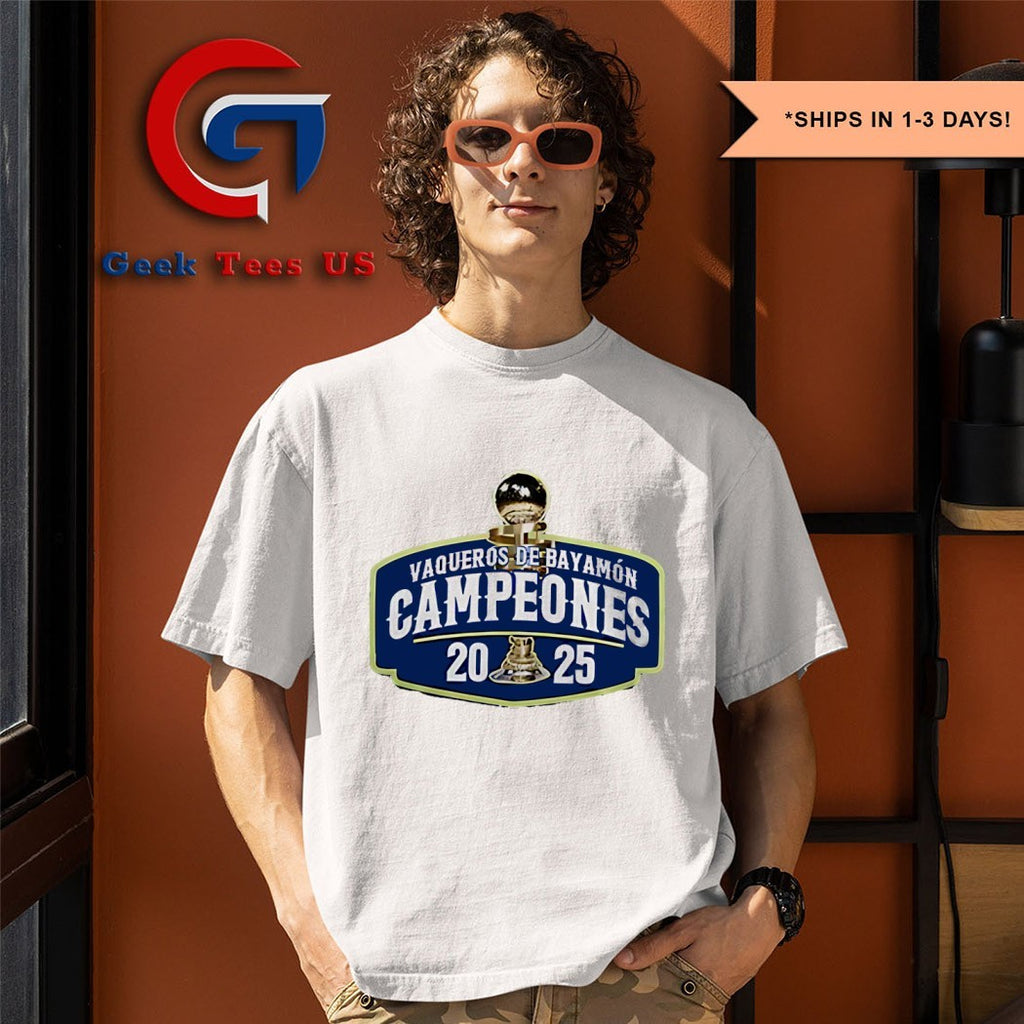 Vaqueros de Bayamon Champions Baloncesto Superior Nacional 2025 shirt