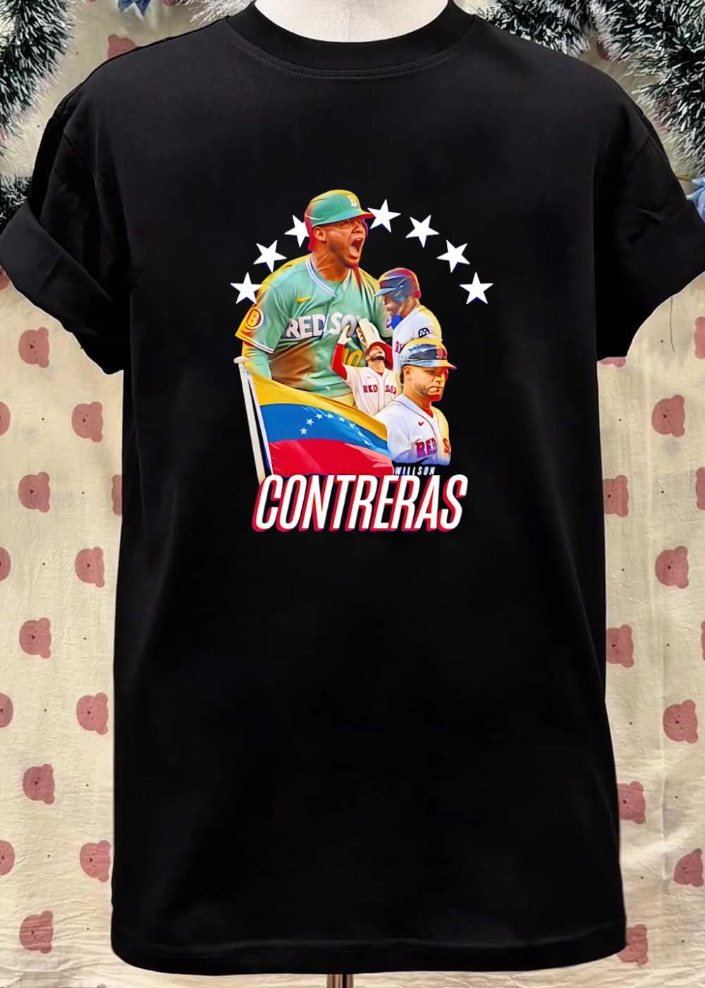 Venezuelan Pride Willson Contreras Red Sox T-Shirt