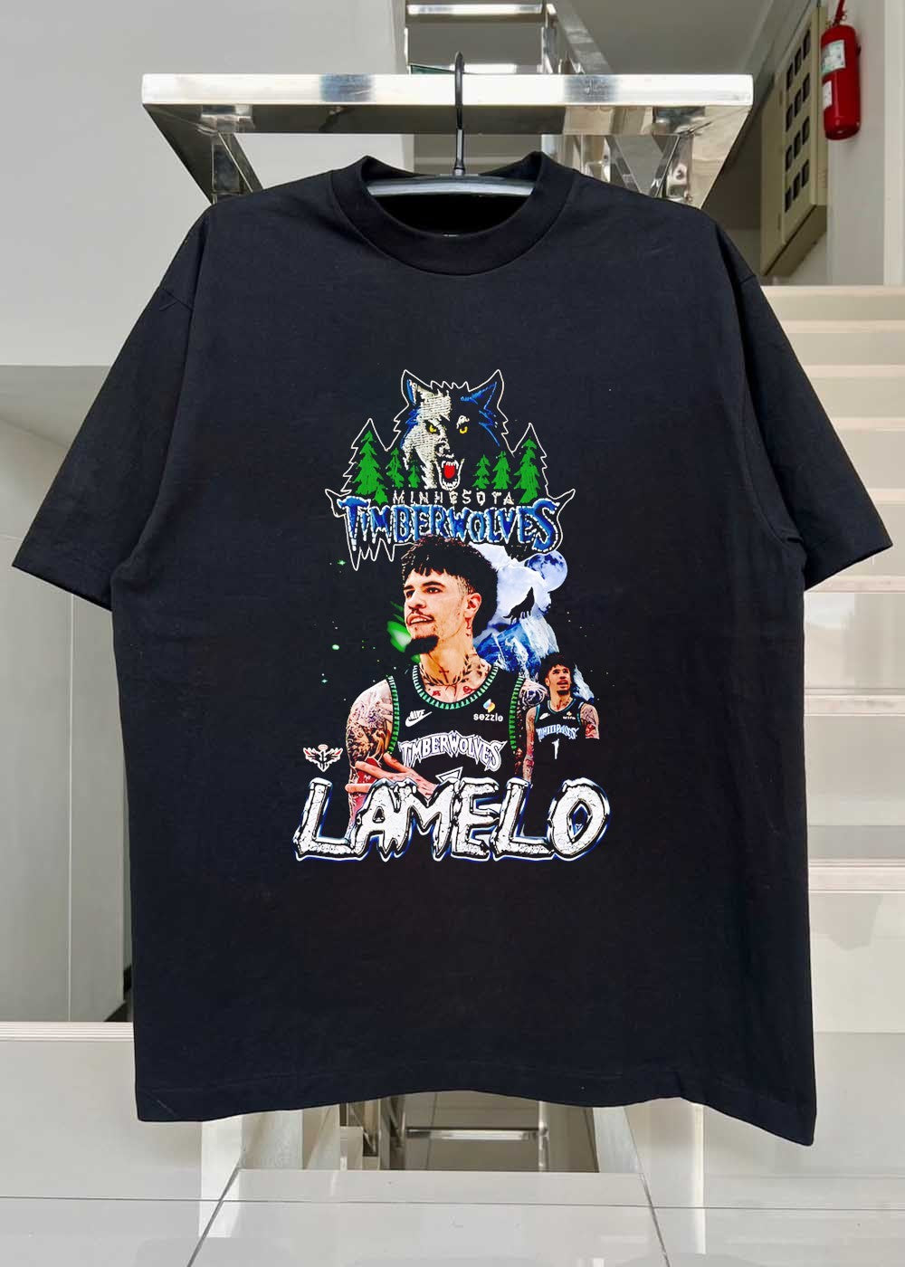 Vintage Style LaMelo Ball Minnesota Timberwolves Graphic T-Shirt