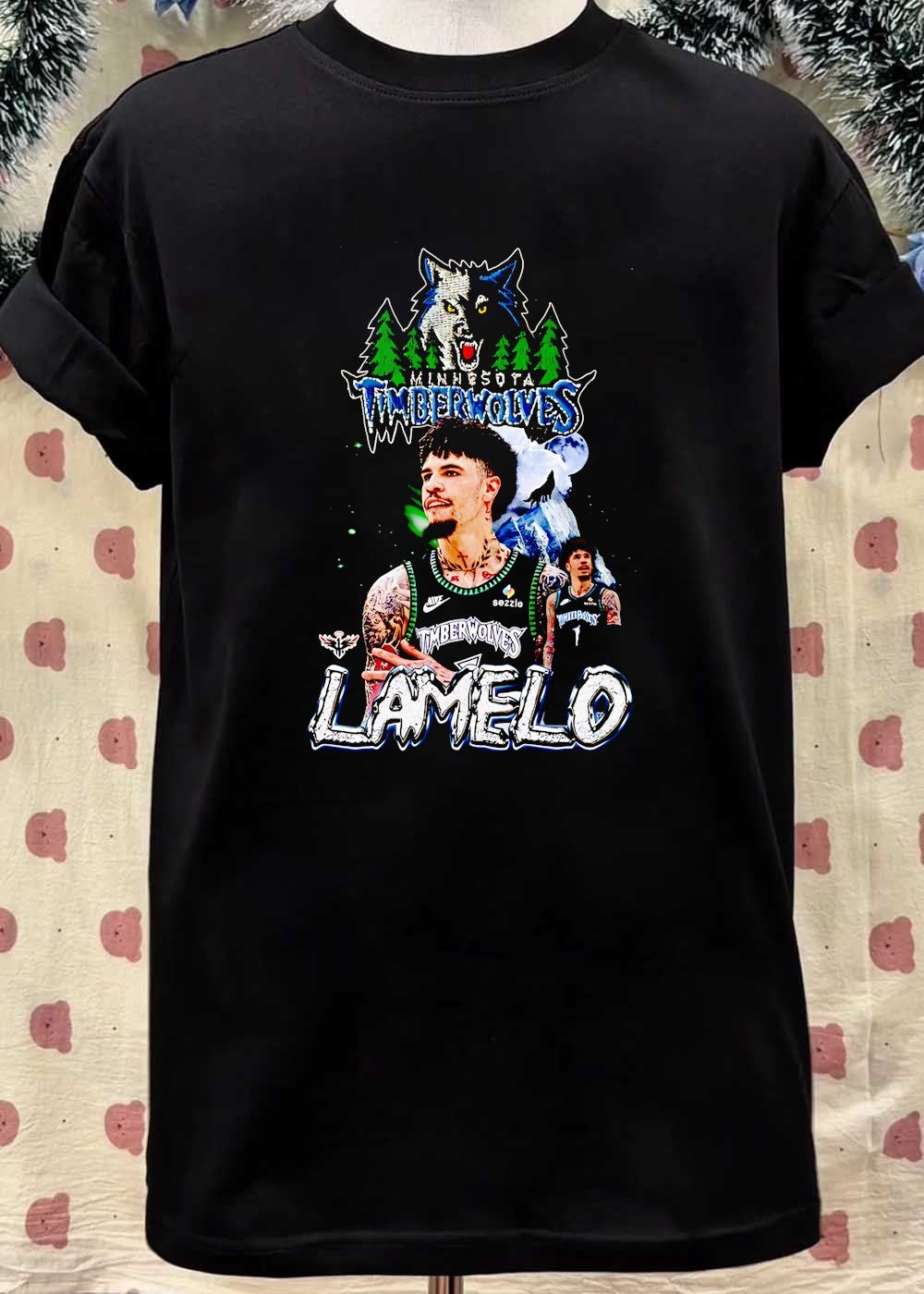 Vintage Style LaMelo Ball Minnesota Timberwolves Graphic T-Shirt