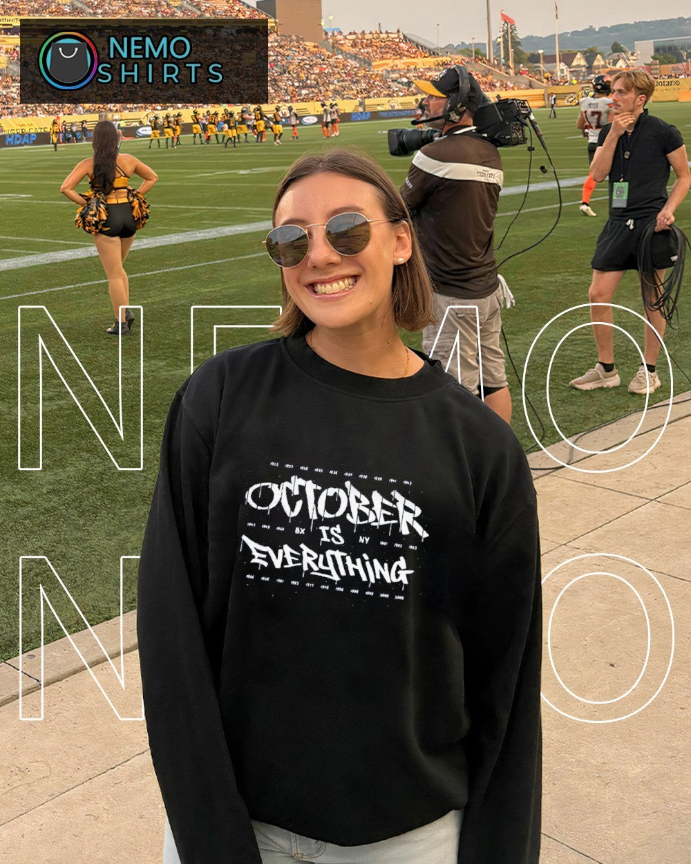 Volpe Anthony wearing October is everything shirt
