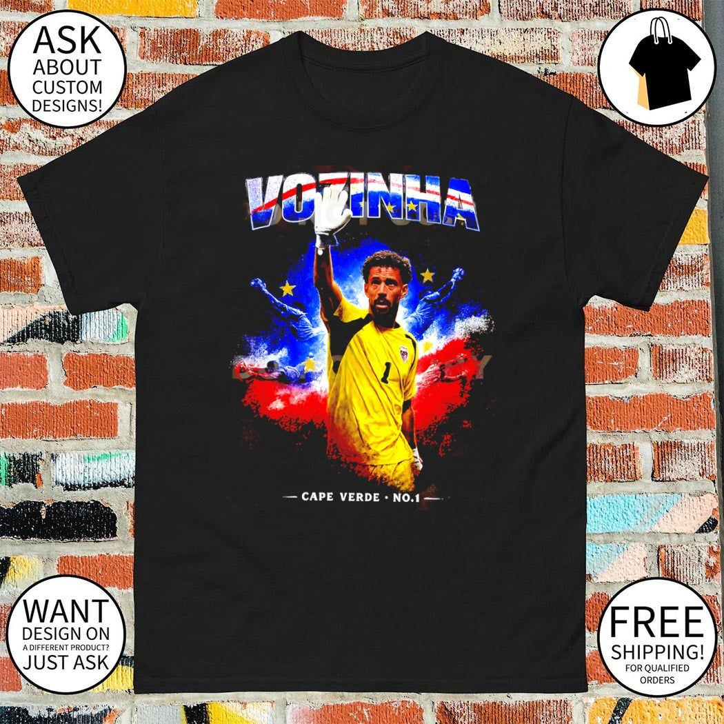 Vozinha Goalkeeper Cape Verde Soccer World Cup 2026 No 1 shirt