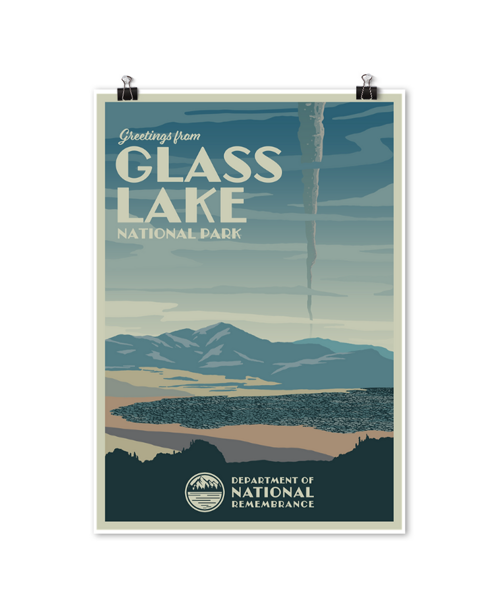 Glass Lake Poster
