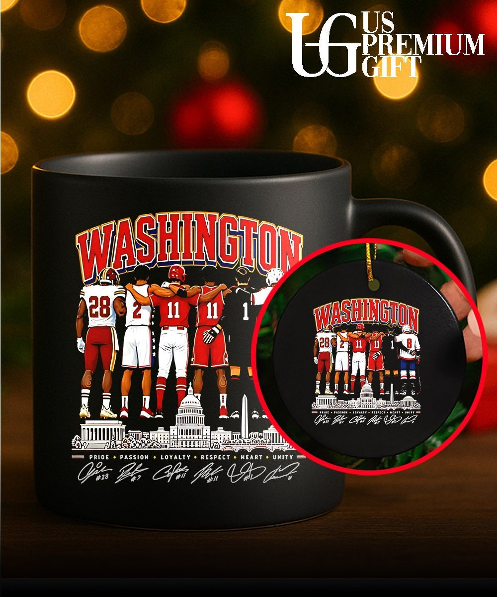 Washington Commanders Wizards Nationals Capitals DC Pride Passion Loyalty signature shirt