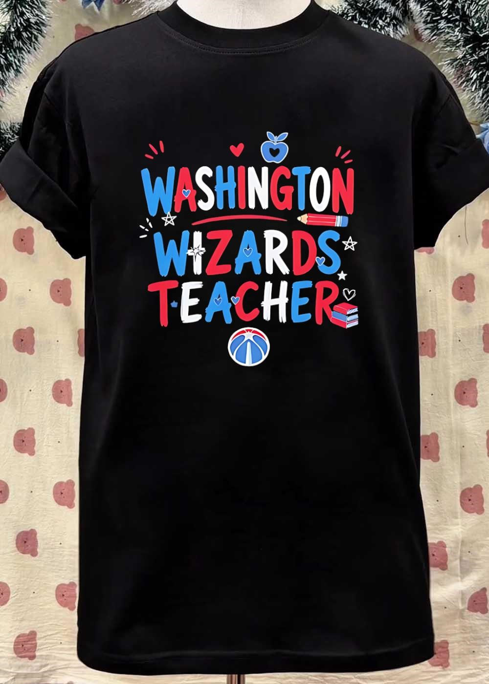 Washington Wizards Teacher Apparel Fan Jersey T-Shirt