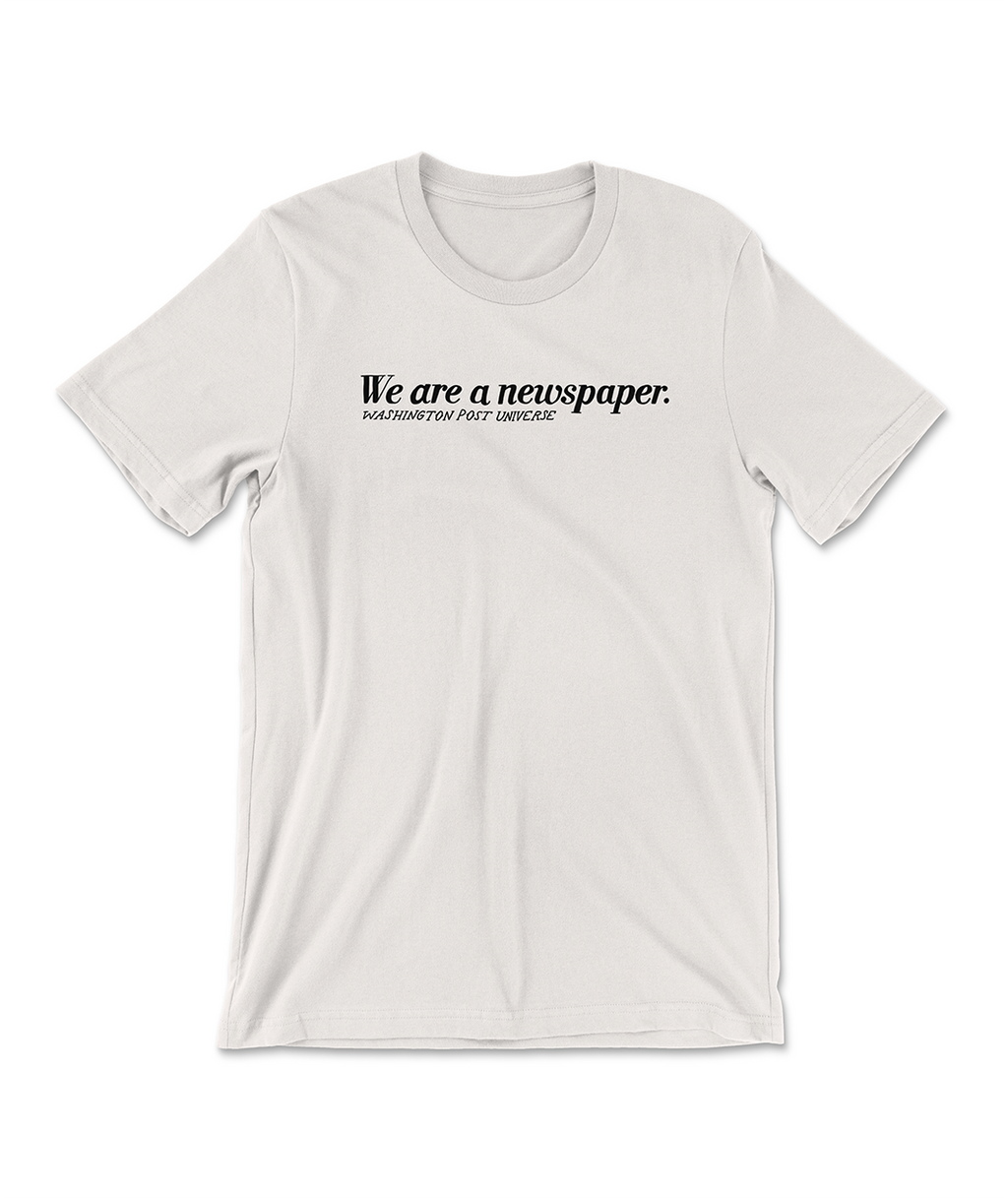 We are a newspaper Tee (Vintage White)