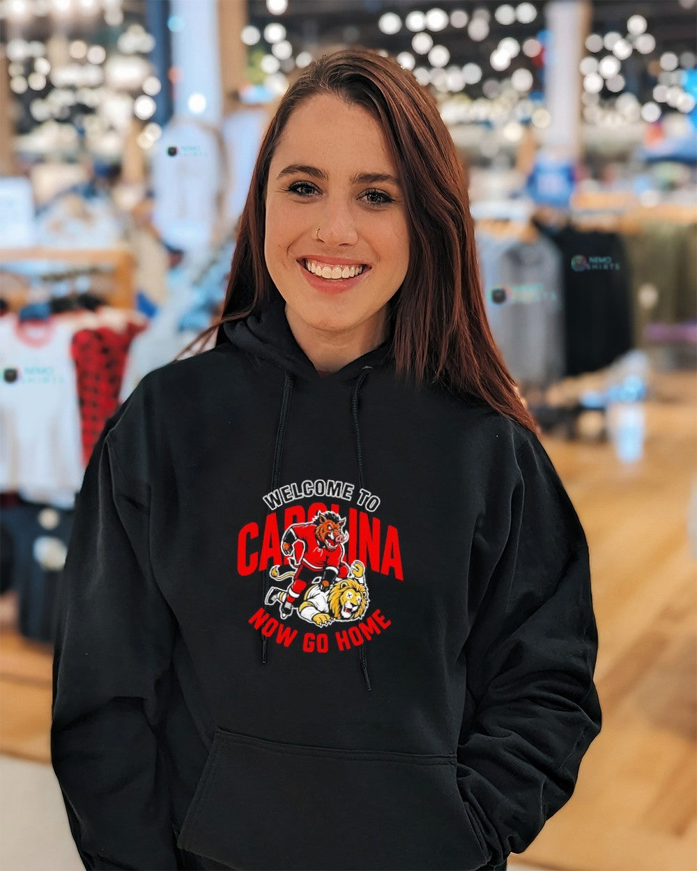 Welcome to Carolina now go home Carolina Hurricanes shirt