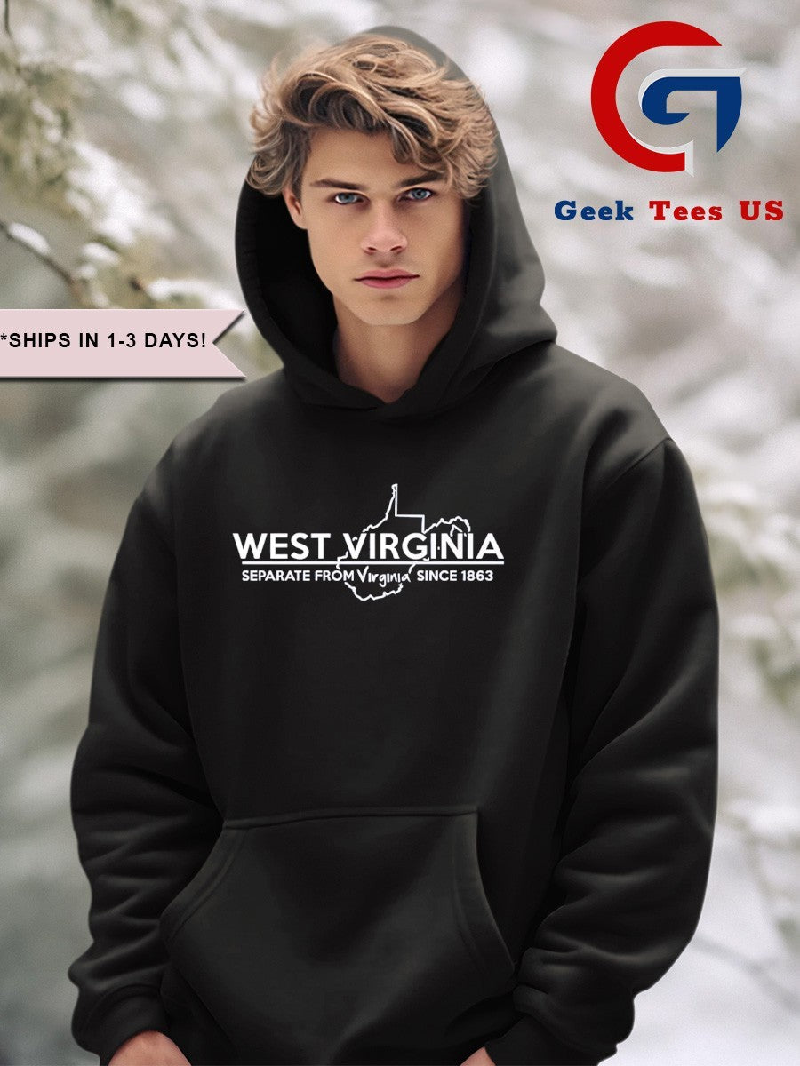 West Virginia Separate from Virginia since 1863 shirt