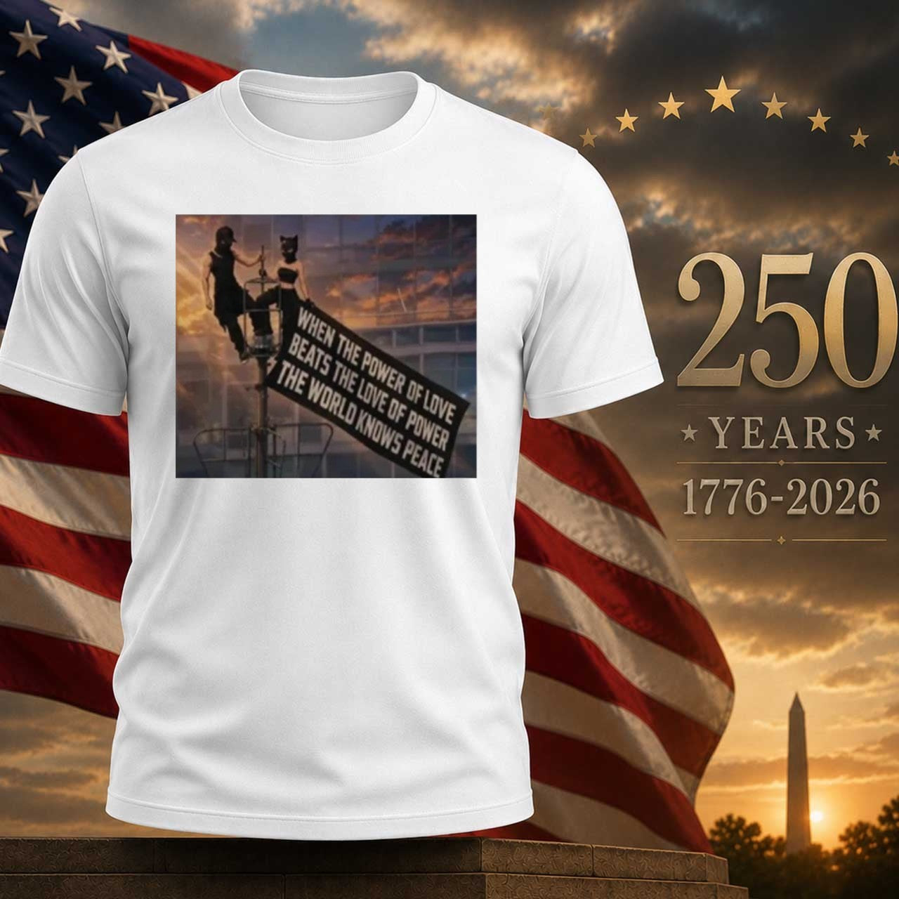 When The Power of Love Beats Love of Power Shirt