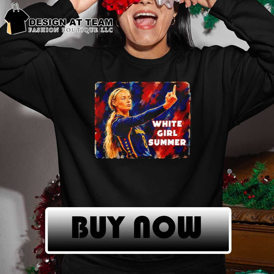 White girl Summer Sophie Cunningham middle finger Indiana Fever Basketball WNBA 2026 Hope style shirt