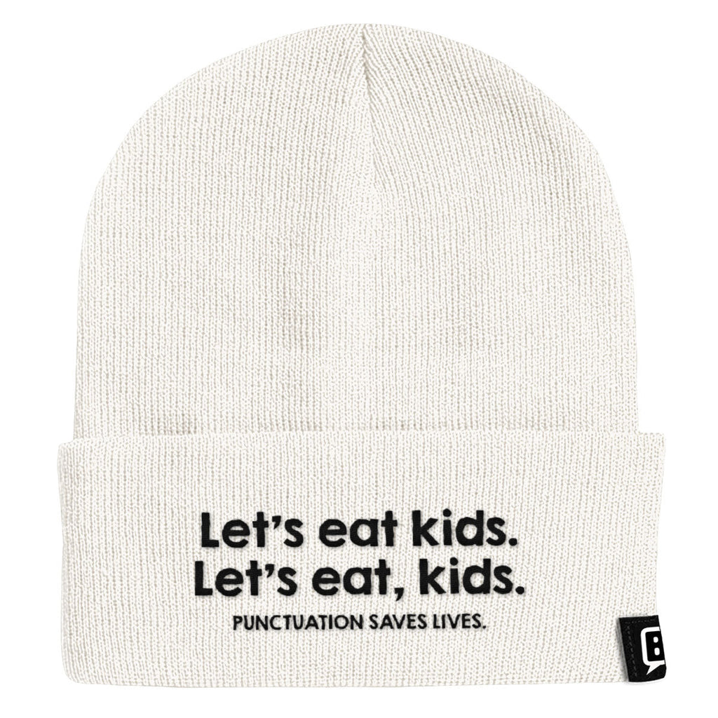 Punctuation Saves Lives Beanies