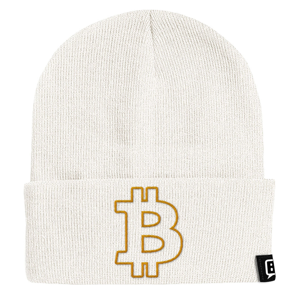 Bitcoin Outline Beanies