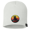 Retro Murderous Cat Patch Beanies