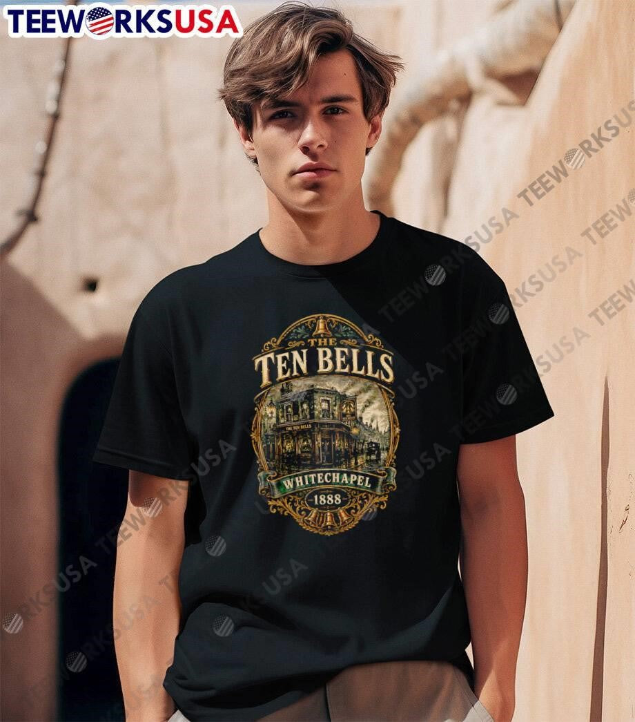 Whitechapel 1888 The Ten Bells Pub Victorian London Gothic Art shirt