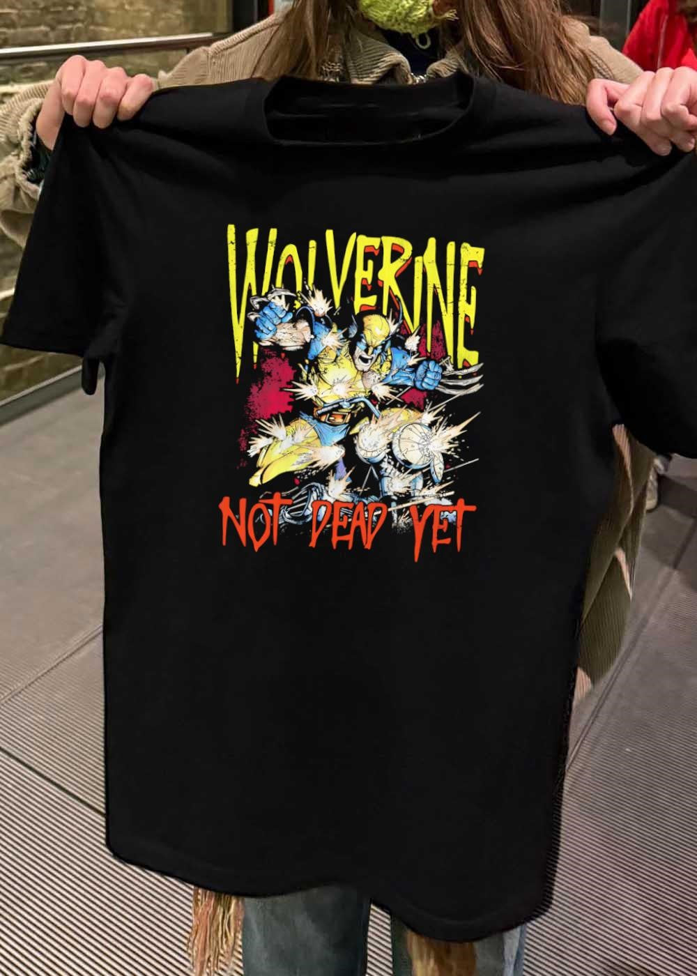 Wolverine Not Dead Yet Comic Art T-Shirt