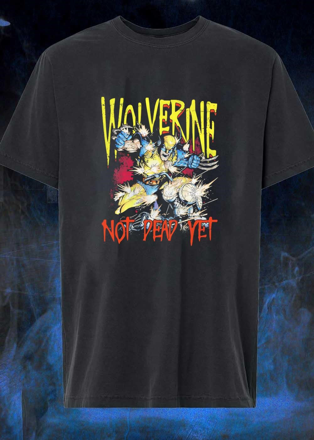 Wolverine Not Dead Yet Comic Art T-Shirt