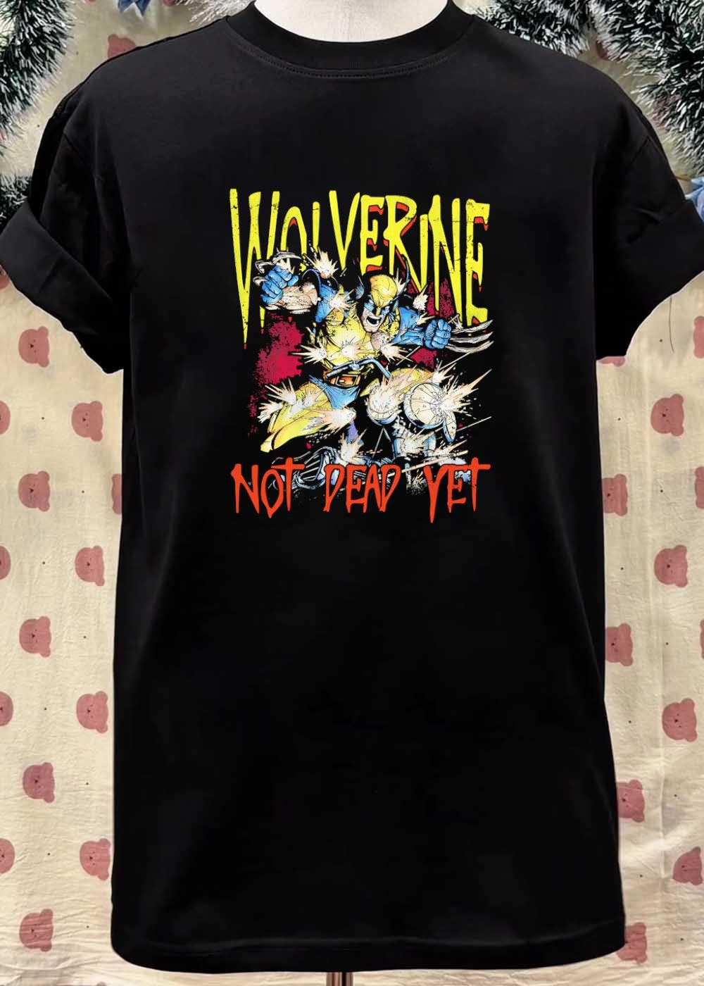 Wolverine Not Dead Yet Comic Art T-Shirt