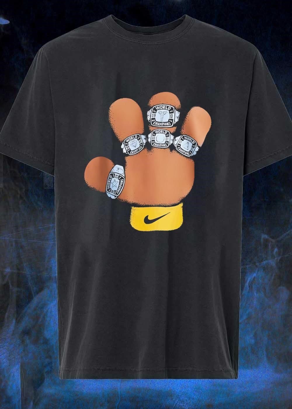 World Champions Kobe Bryant Rings Los Angeles Lakers T-Shirt