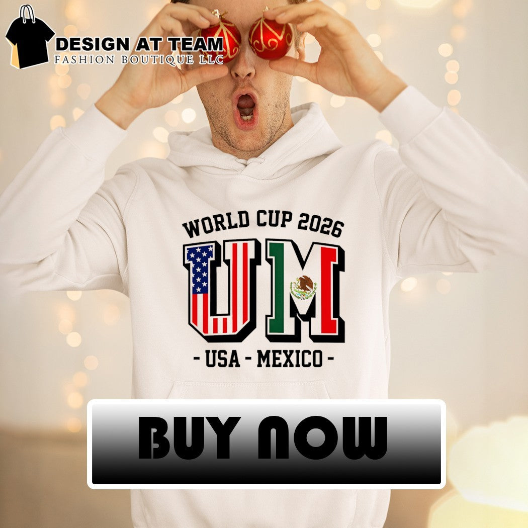 World Cup 2026 UM USA Mexico Canada eliminated flag shirt