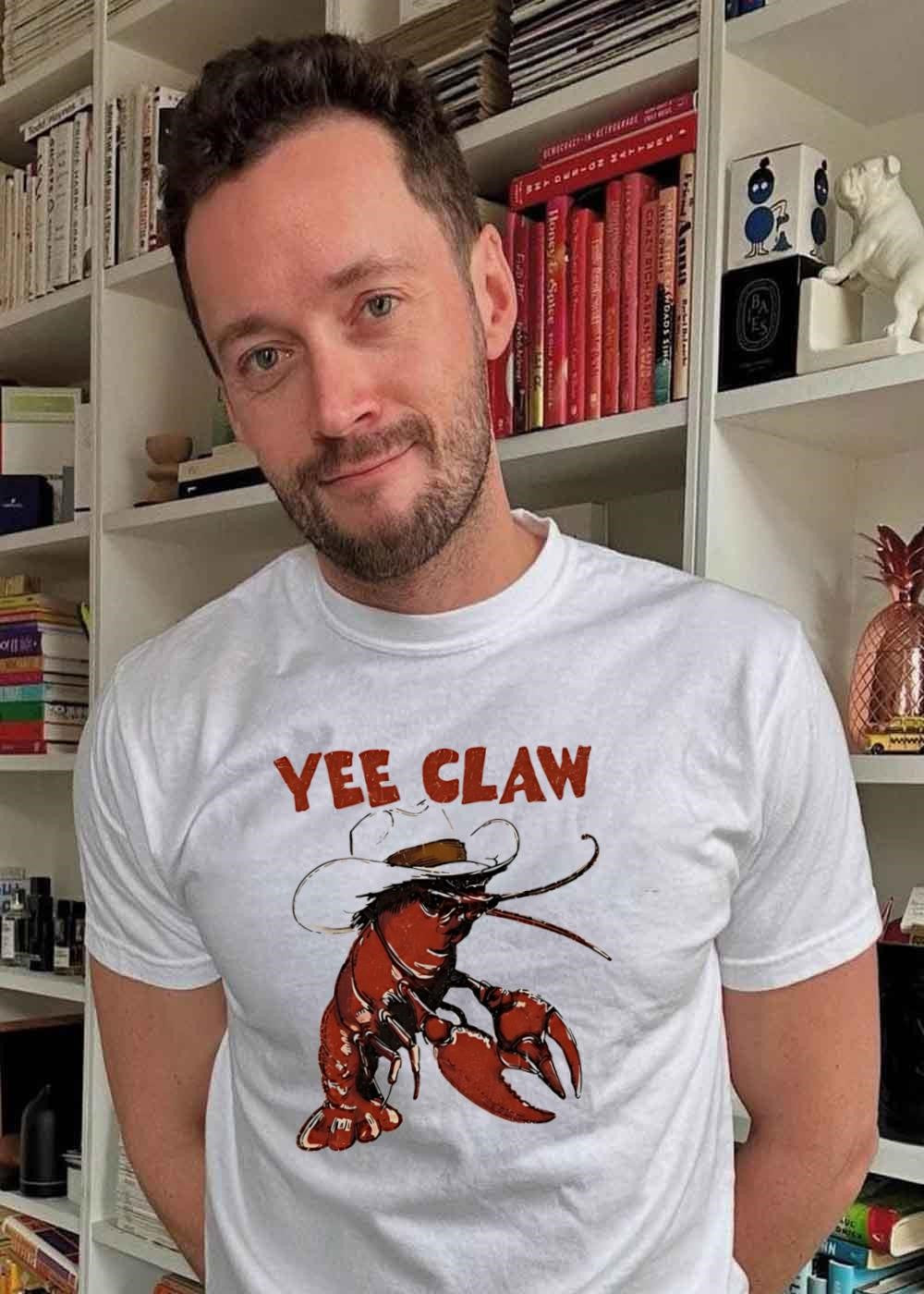 Yee Claw Cowboy Lobster T-Shirt