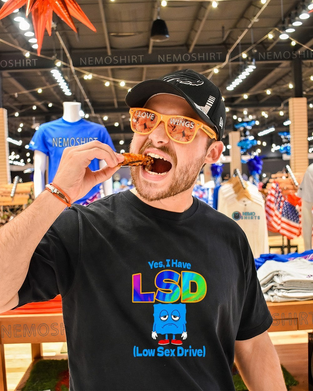 Yes I have LSD low sex drive sad face shirt