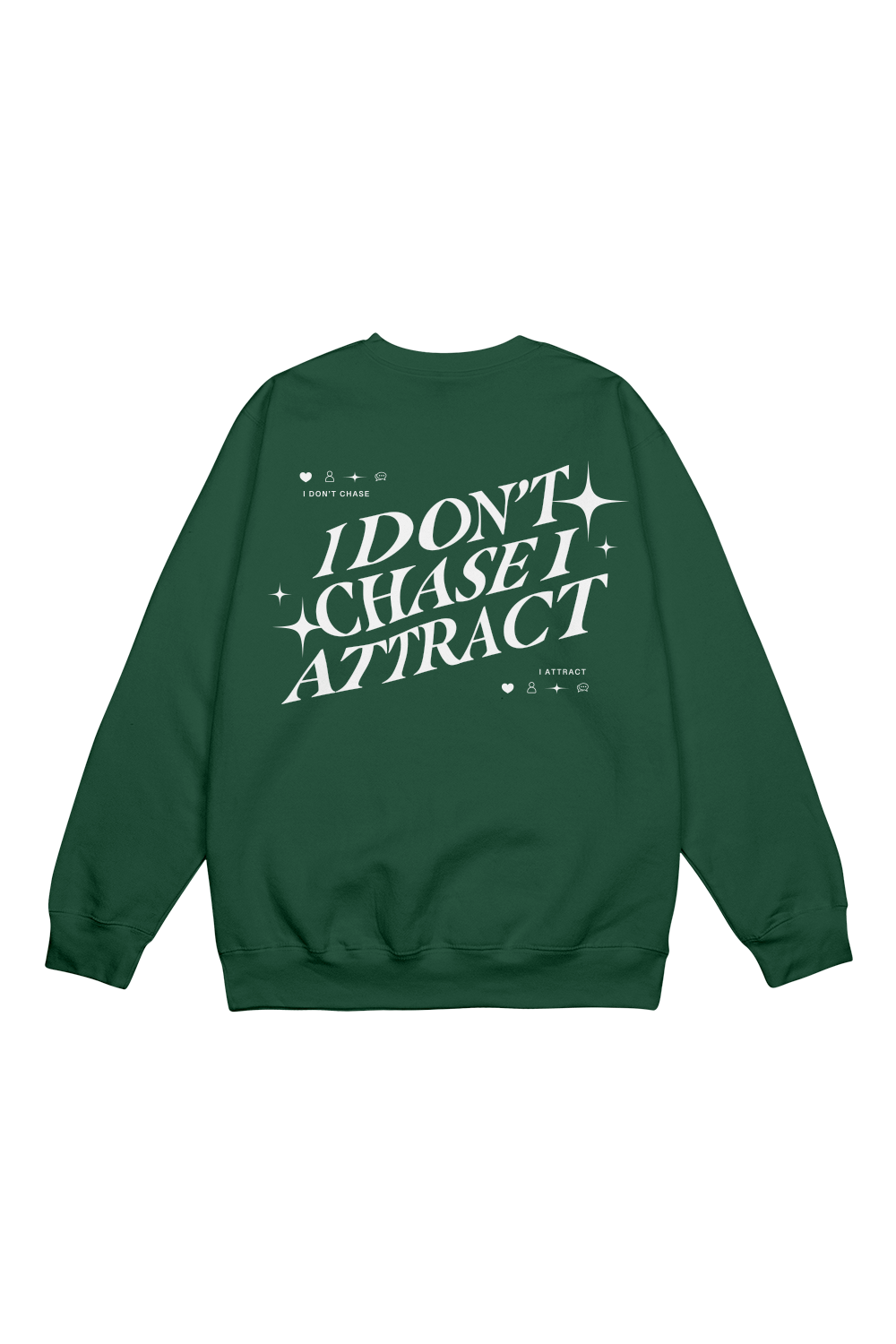 Adelaine Morin: Manifestation 2.0 Deep Green Crewneck