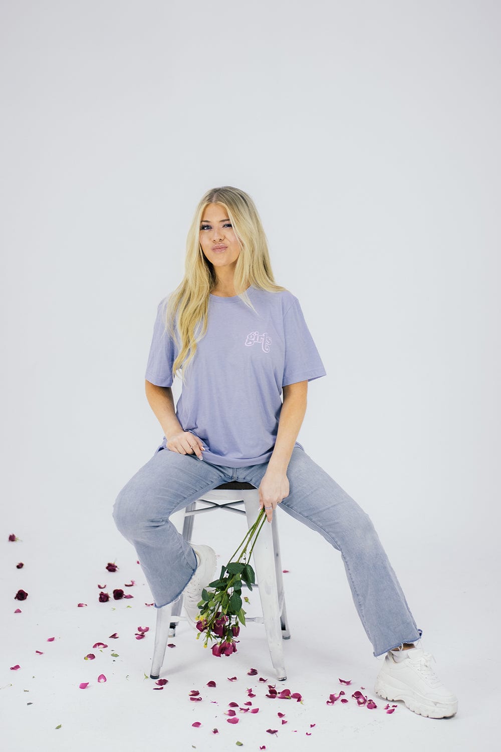 Becca Moore: For the Girls Not the Guys Light Blue Shirt