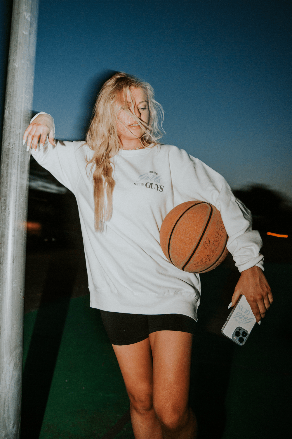 Becca Moore: For the Girls not the Guys World Tour White Crewneck