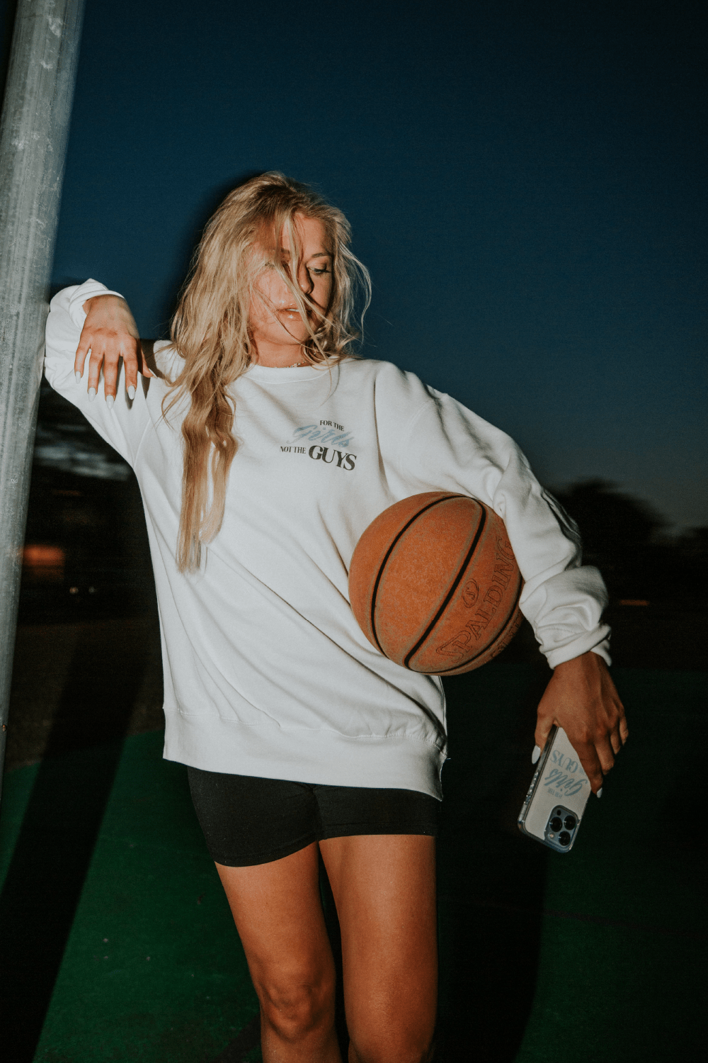 Becca Moore: For the Girls not the Guys World Tour White Crewneck