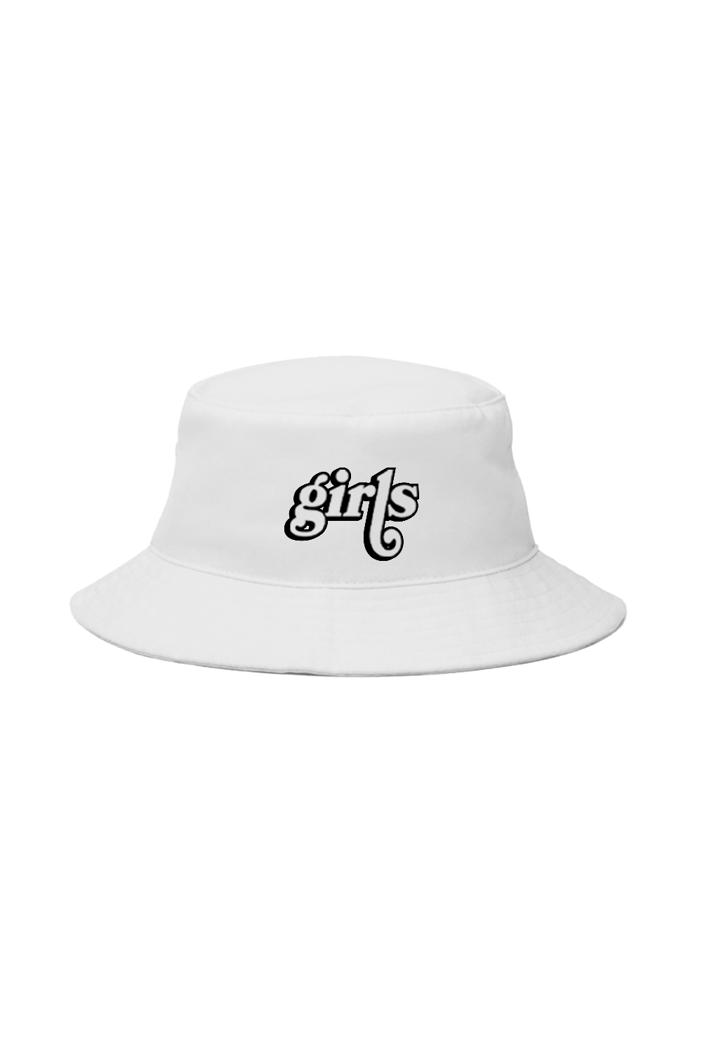 Becca Moore: Girls White Bucket Hat