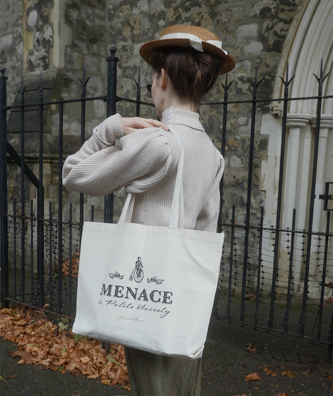 Menace to Polite Society Tote Bag