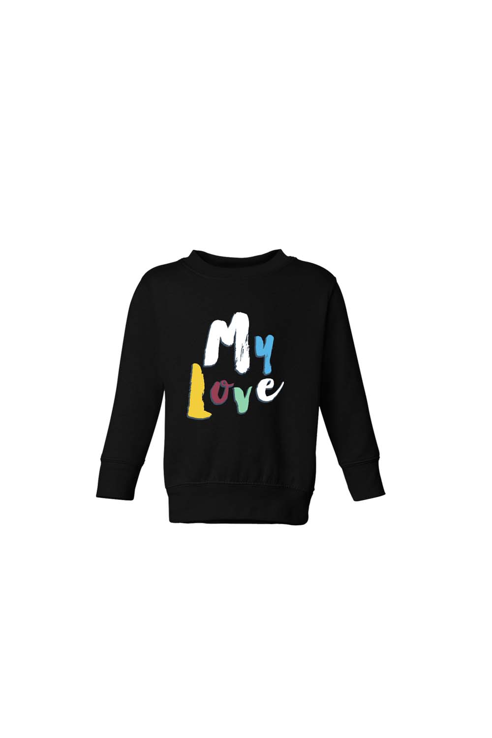Brittany Balyn: My Love Toddler Black Longsleeve