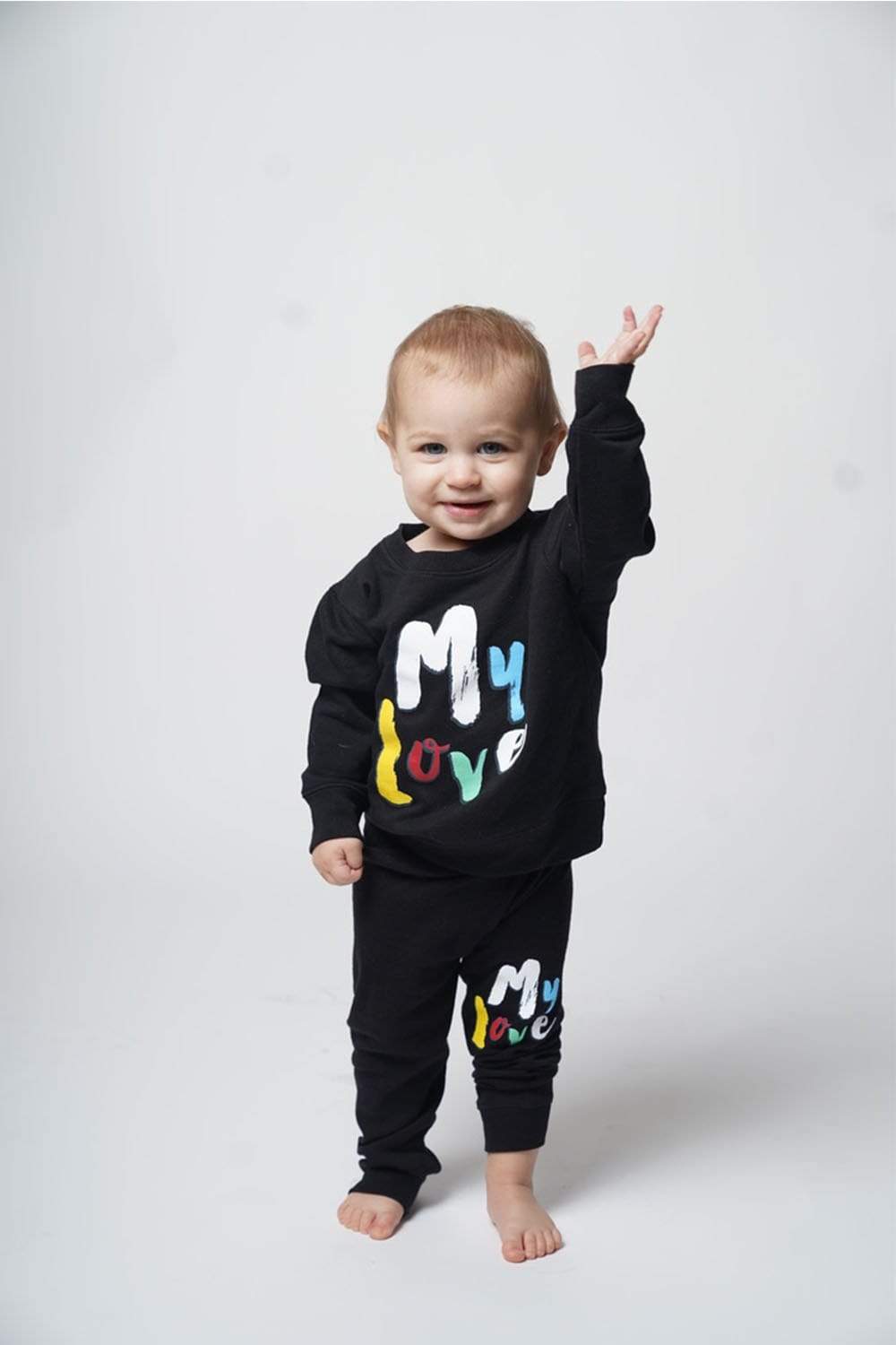 Brittany Balyn: My Love Toddler Black Longsleeve
