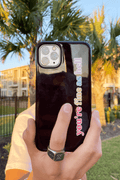 Cale Saurage "You're Fine As Hell" Black Phone Case