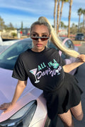 Cass Holland: All In A Days Work Black Tee
