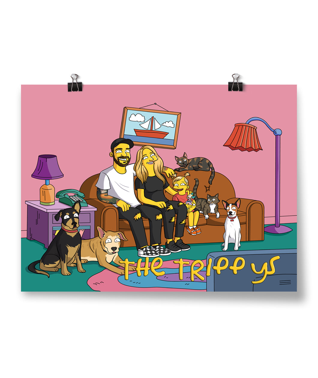 The Trippys Poster Signed