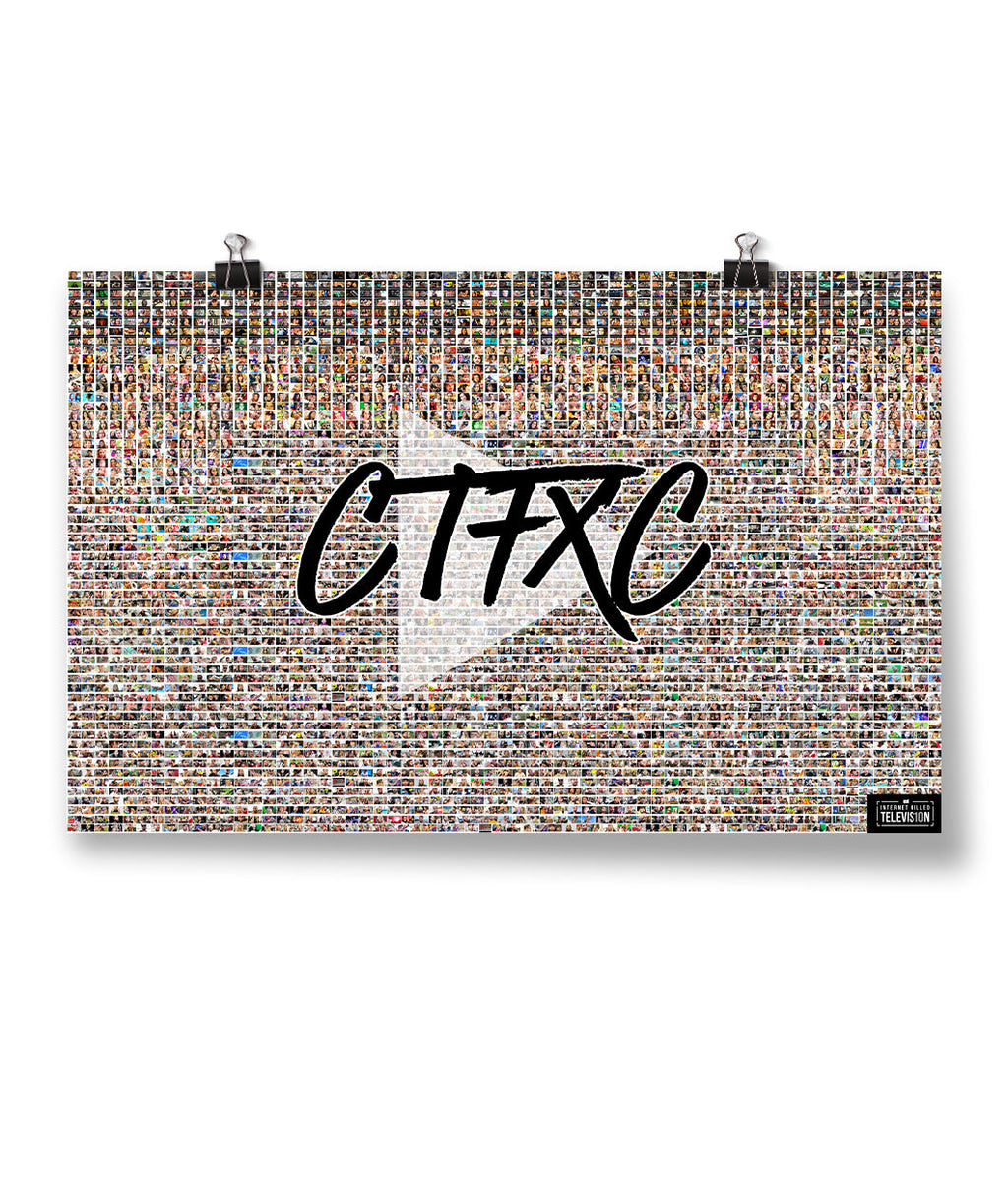 CTFxC 10 Years of Thumbnails Poster Signed