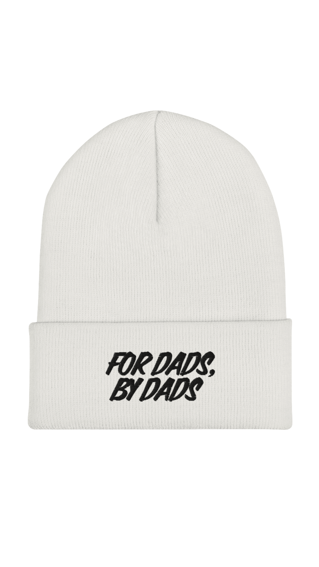Dads Who Try: For Dads White Beanie