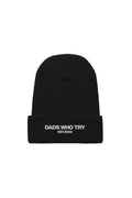 Dads Who Try: Staple Waffle Black Beanie
