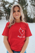 Emily Zugay: I Love Mayo Red Shirt