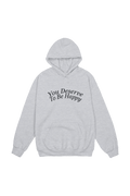 Fanjoy: You Deserve To Be Happy Ash Grey Hoodie