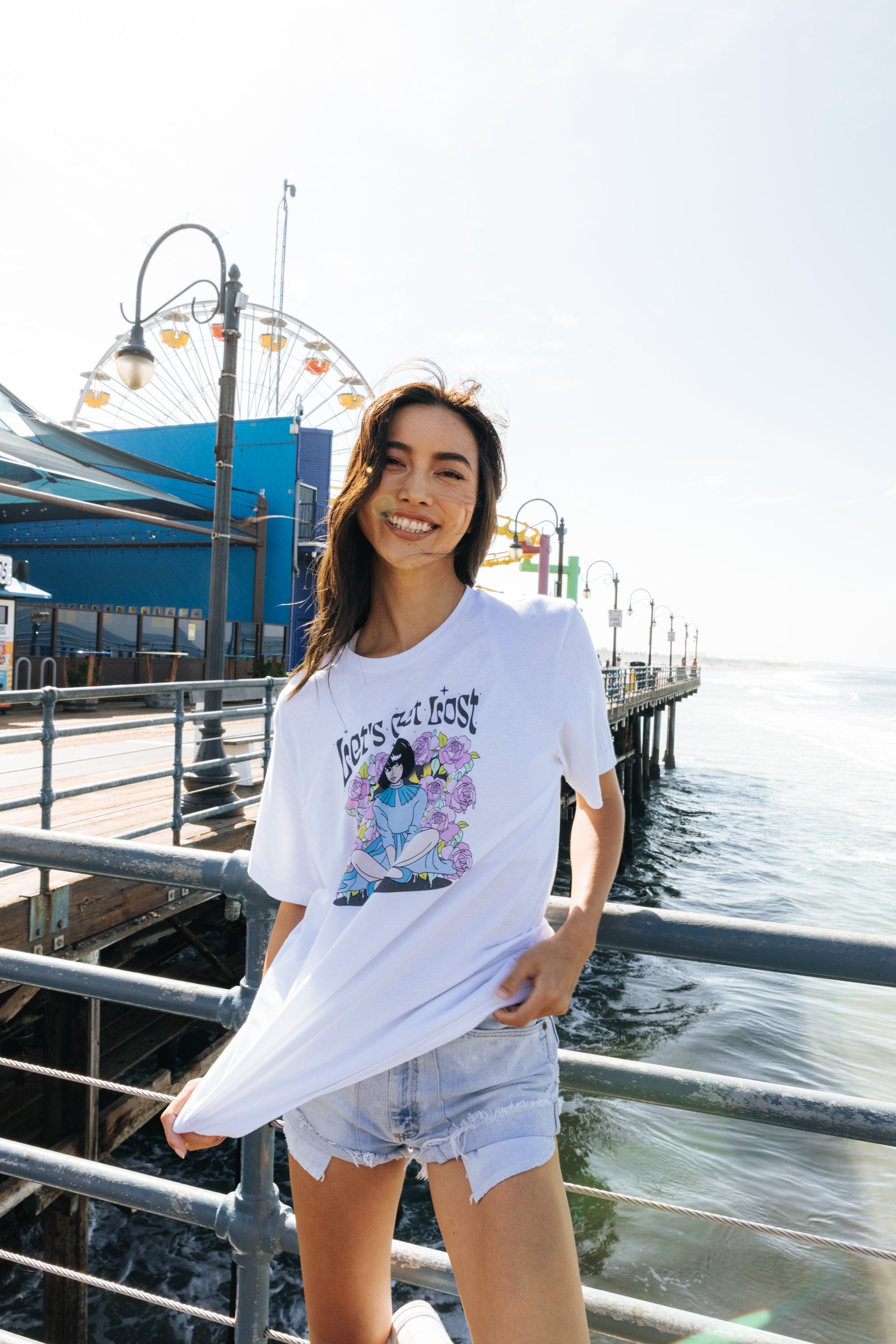 Fanjoy: Let's Get Lost White Shirt