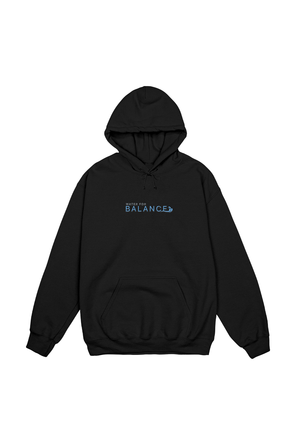 Gal Akbari: Water for Balance Black Hoodie