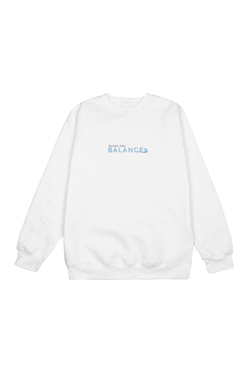Gal Akbari: Water for Balance White Crewneck