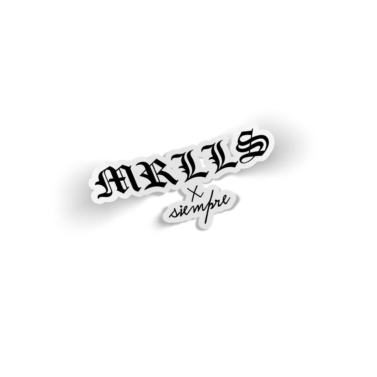 HeyItsPriguel: MRLLS x Siempre White Sticker