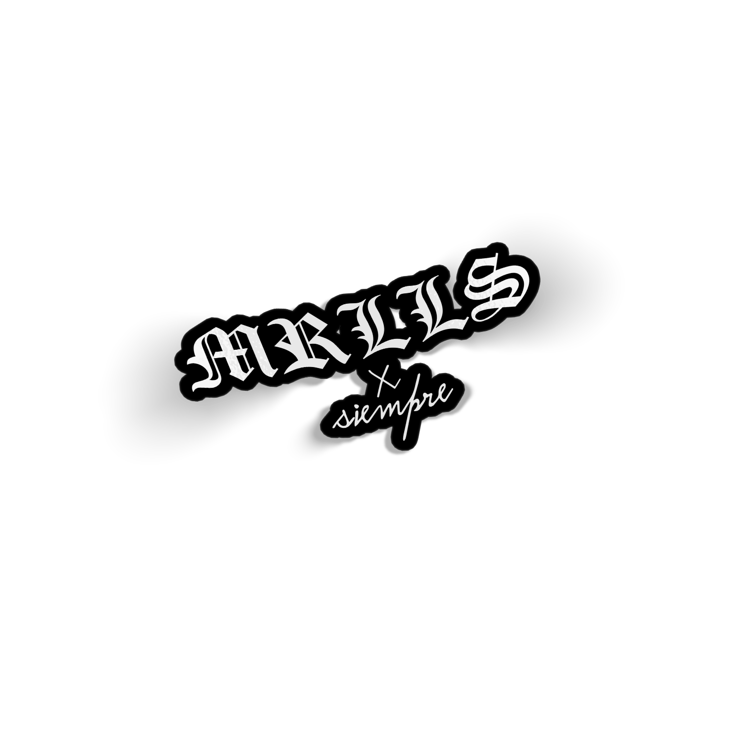 HeyItsPriguel: MRLLS x Siempre Black Sticker